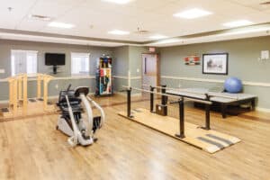 Physical therapy gym at Linley Park